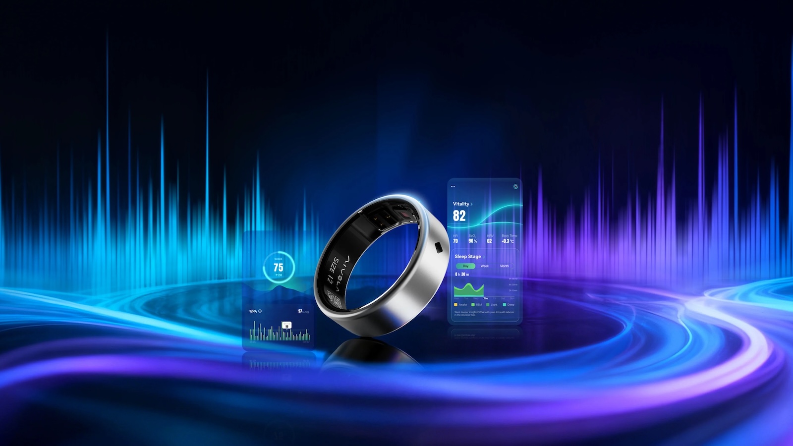 AIVELA Ring Pro Smart Health Ring