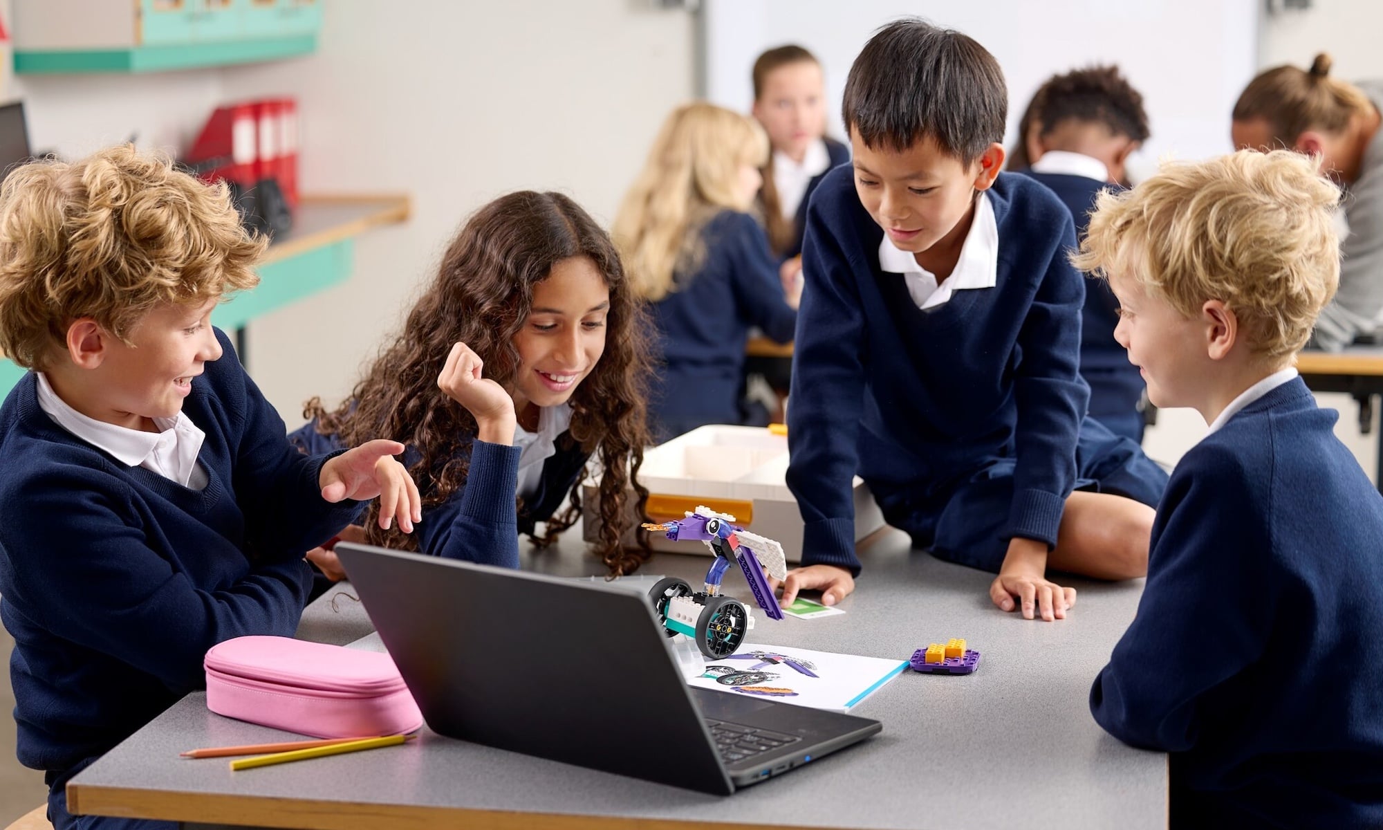 LEGO Computer Science and AI Education Kit is for K–8 students