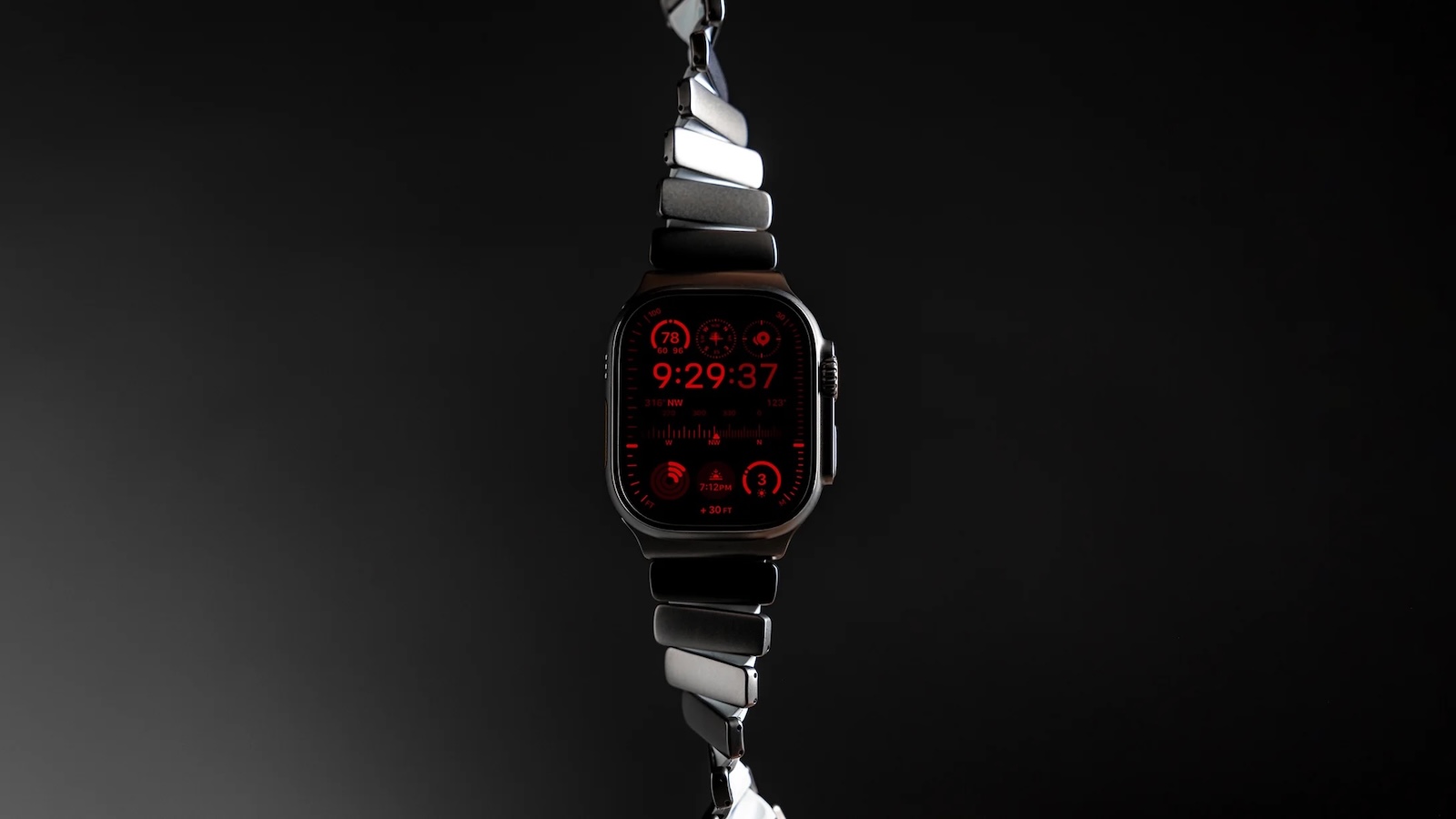 Nomad Stratos Band Titanium Apple Watch Band