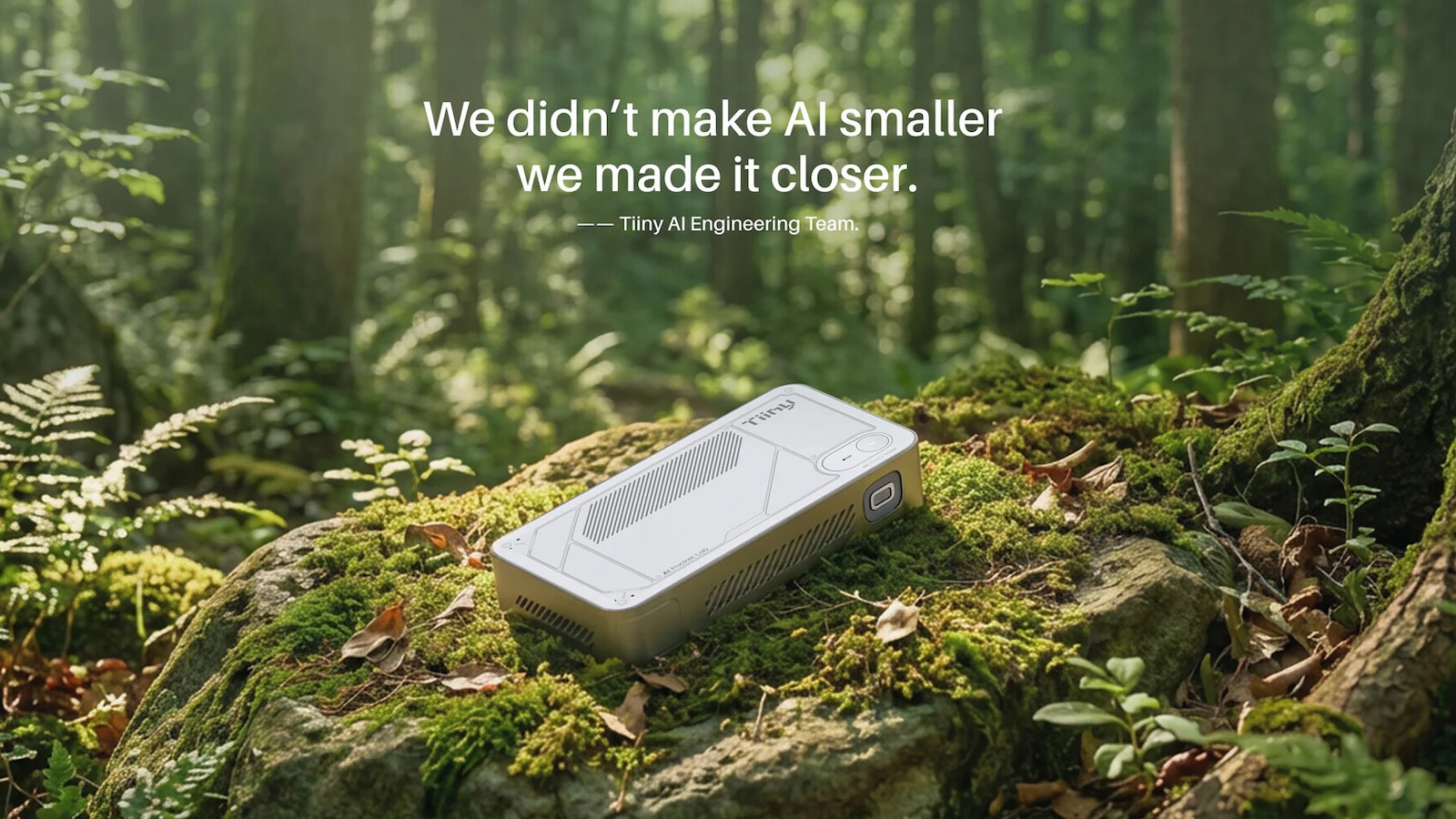 Tiiny AI Pocket Lab Handheld AI Device