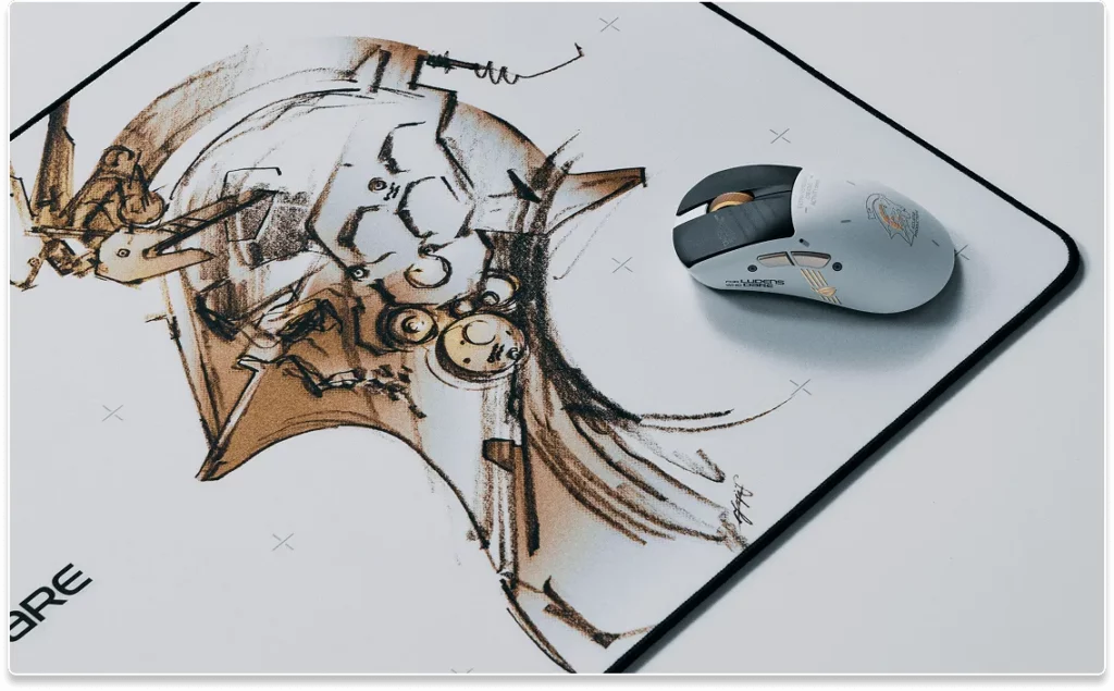 ROG Keris II Origin-KJP Gaming Mouse and ROG Scabbard II XXL-KJP Mouse Pad