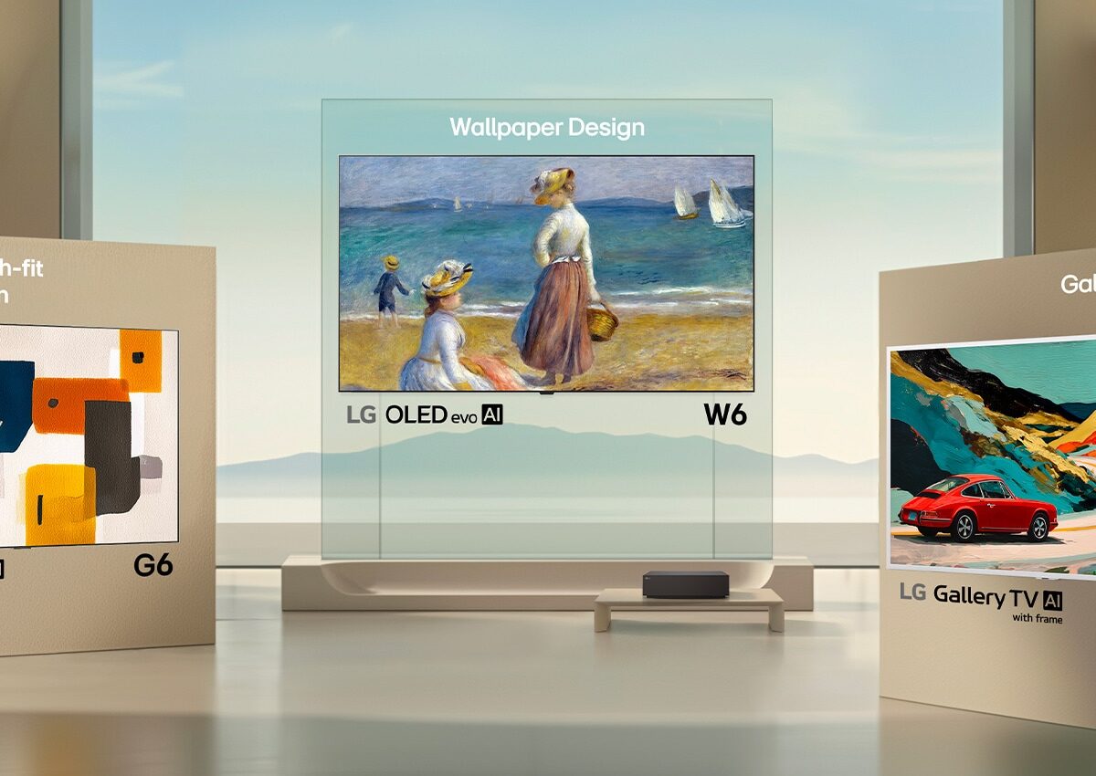 LG wants your wall, not your TV stand: the Wallpaper and Gallery