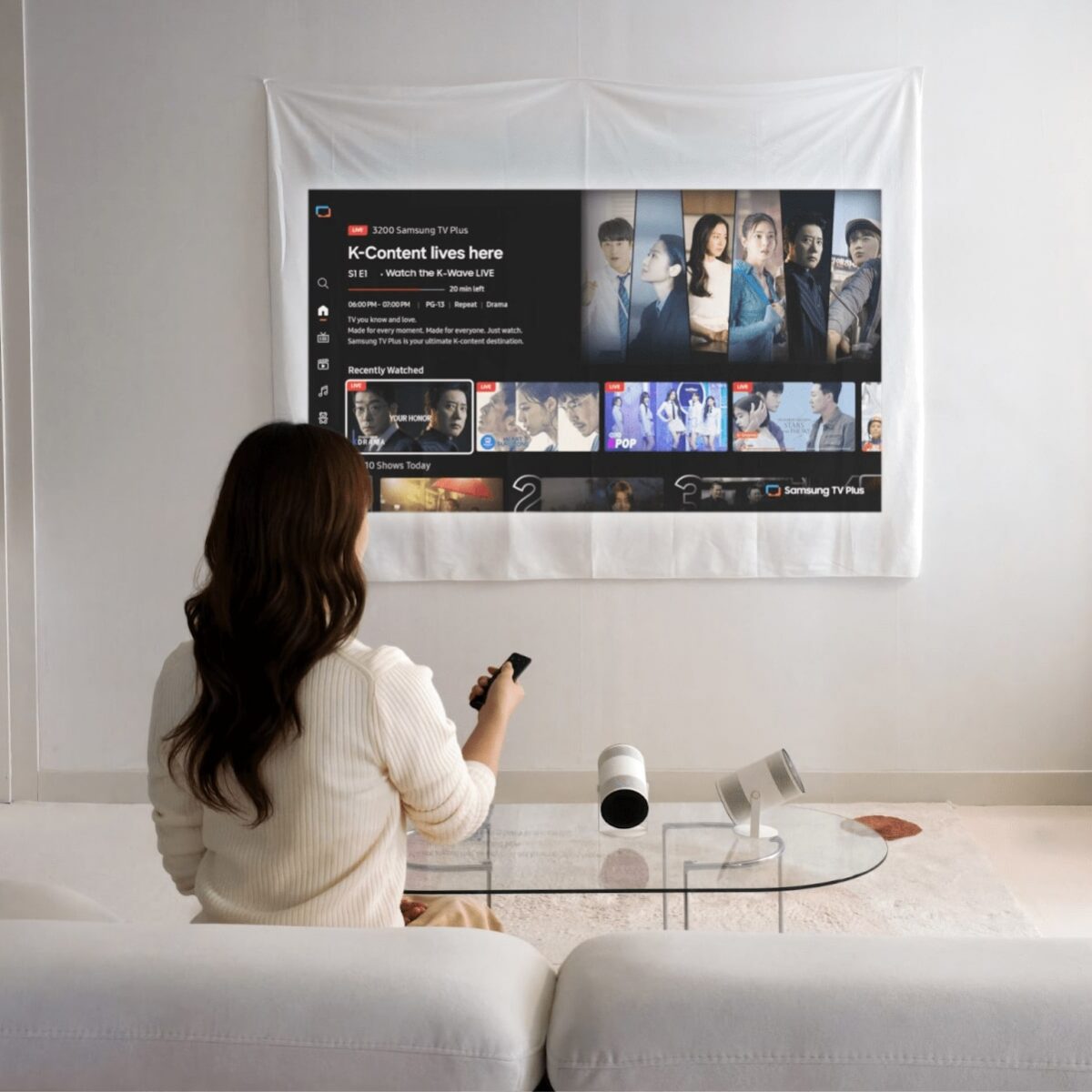 Samsung Reveals Freestyle Plus: A Smarter AI Portable Screen for CES 2026