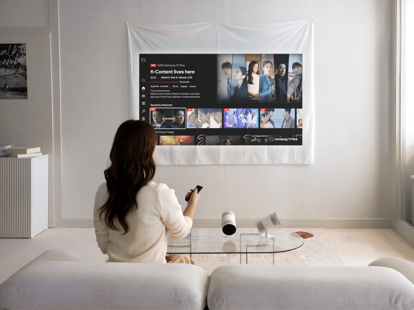 Samsung Freestyle+ projector adds AI OptiScreen for CES 2026