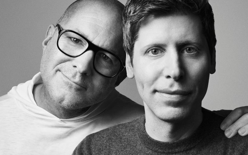 Jony Ive and Sam Altman
