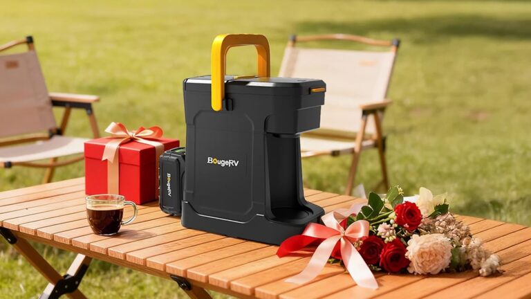 BougeRV Portable Coffee Maker With 144Wh Battery