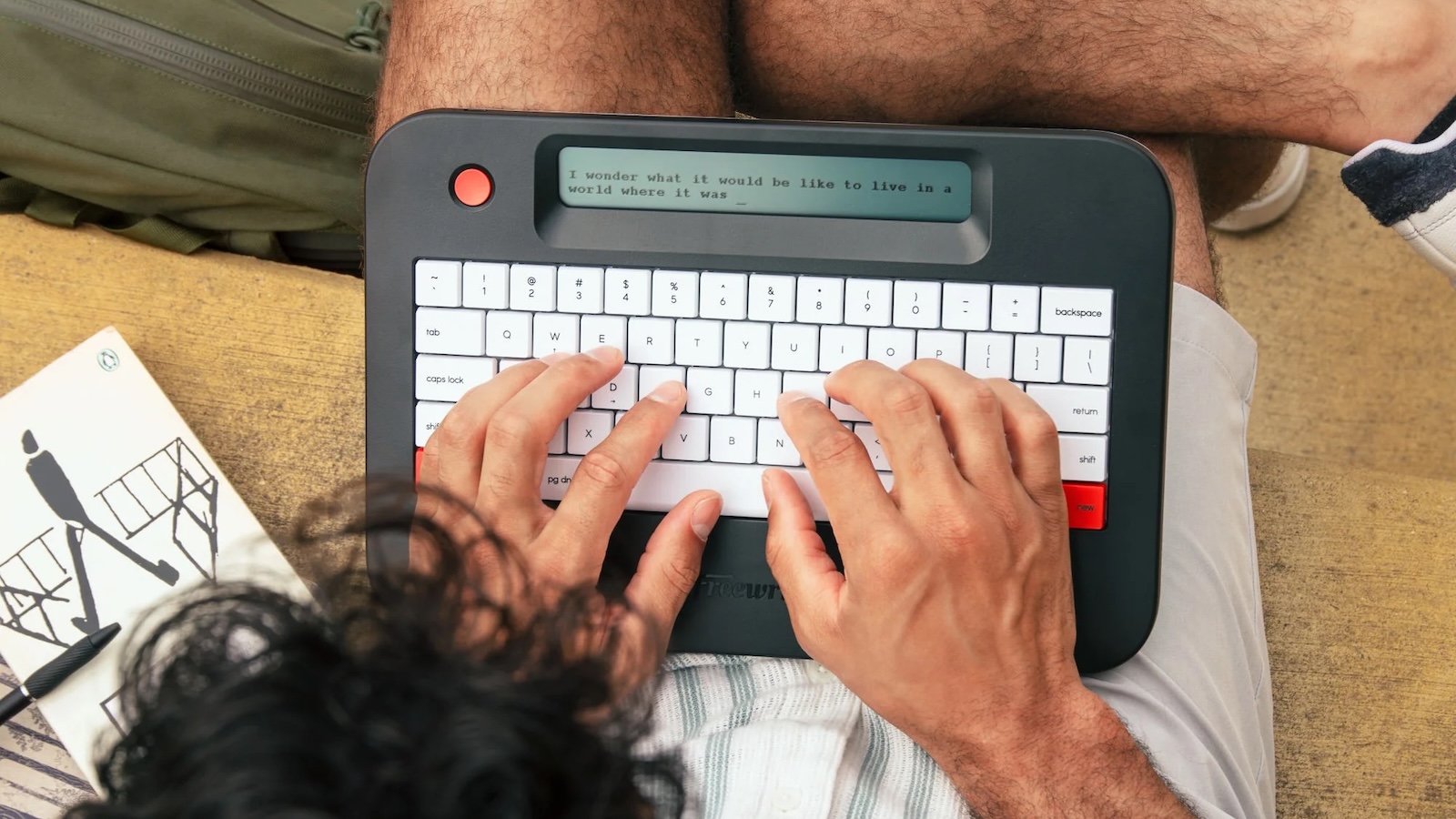 Freewrite Alpha Raven Black Backlit Writing Device