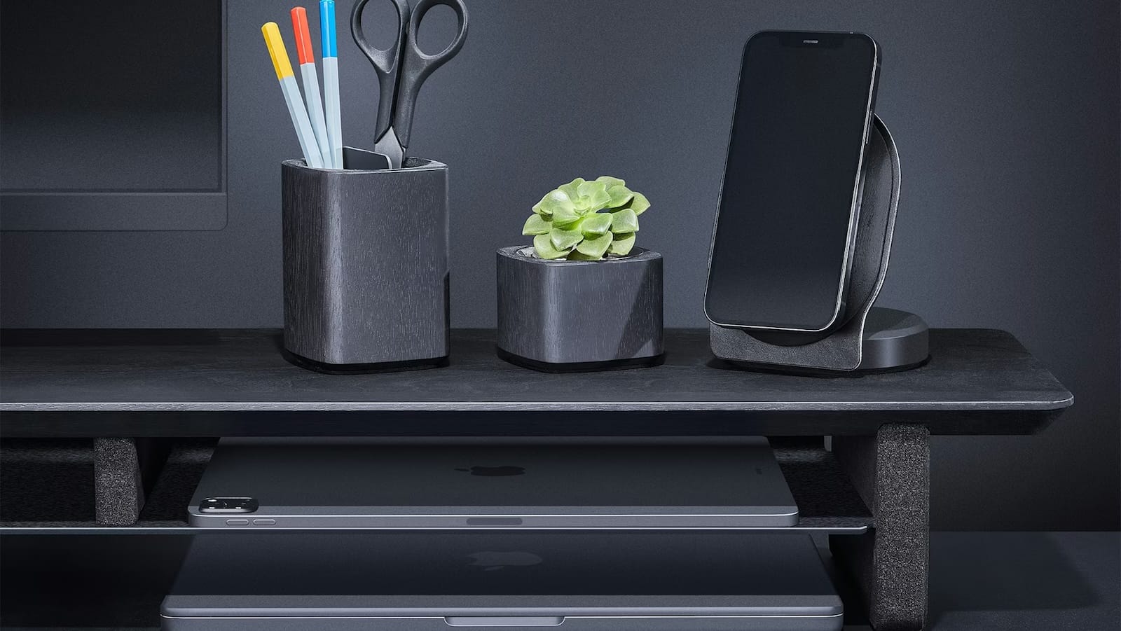 Grovemade Sumi Collection supports a minimal workspace