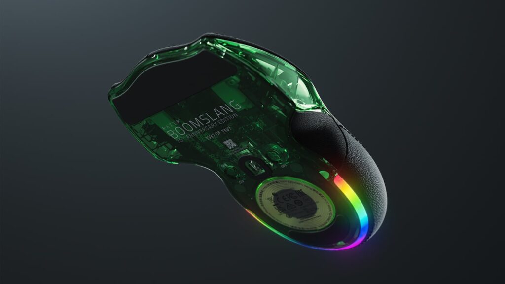 Razer Boomslang 20th Anniversary Edition underside