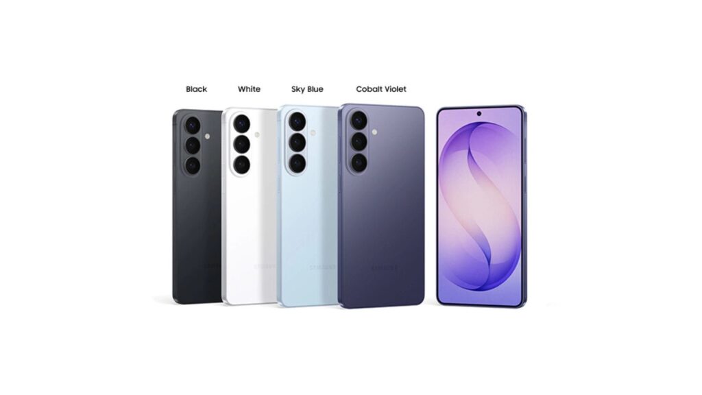 Samsung Galaxy S26 in color options