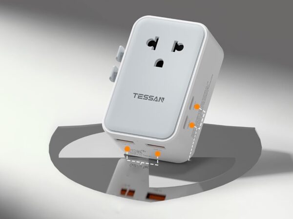 TESSAN Ultra Thin Universal Travel Adapter PD 25W