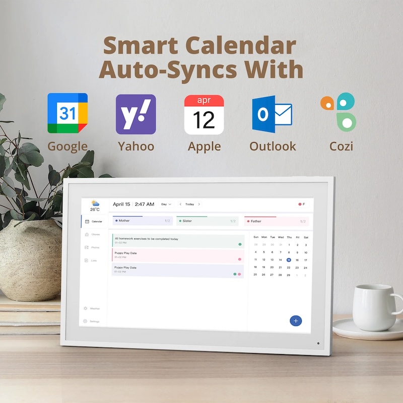 Dragon Touch digital calendar review: a practical family hub with built-in motivation