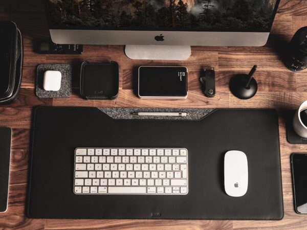 Grovemade Wool Felt Studio Pad keeps your desk in order