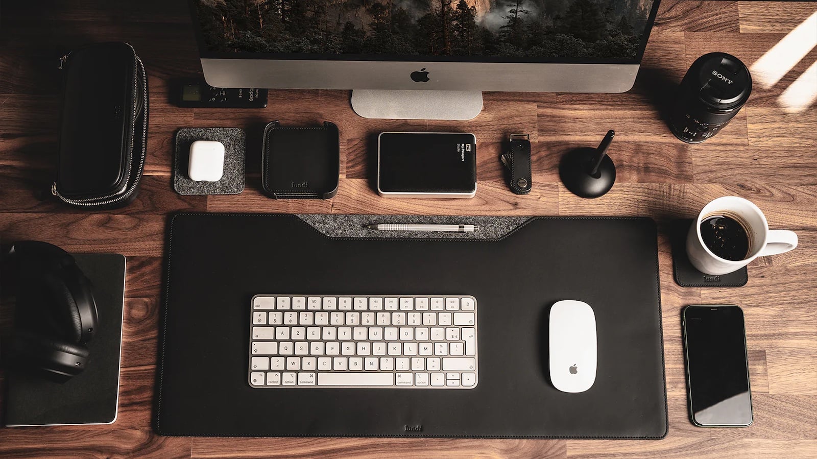 Lundi Leather Desk Mat Large Size