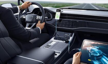 Baseus 163W Retractable Car Charger