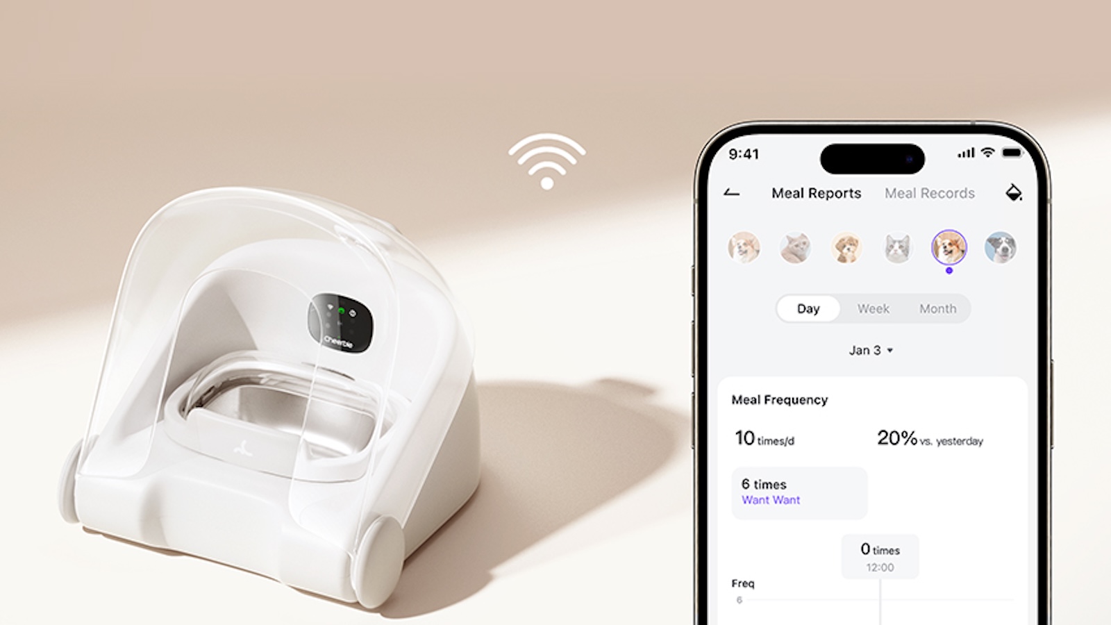Cheerble Pet Feeder Match G1