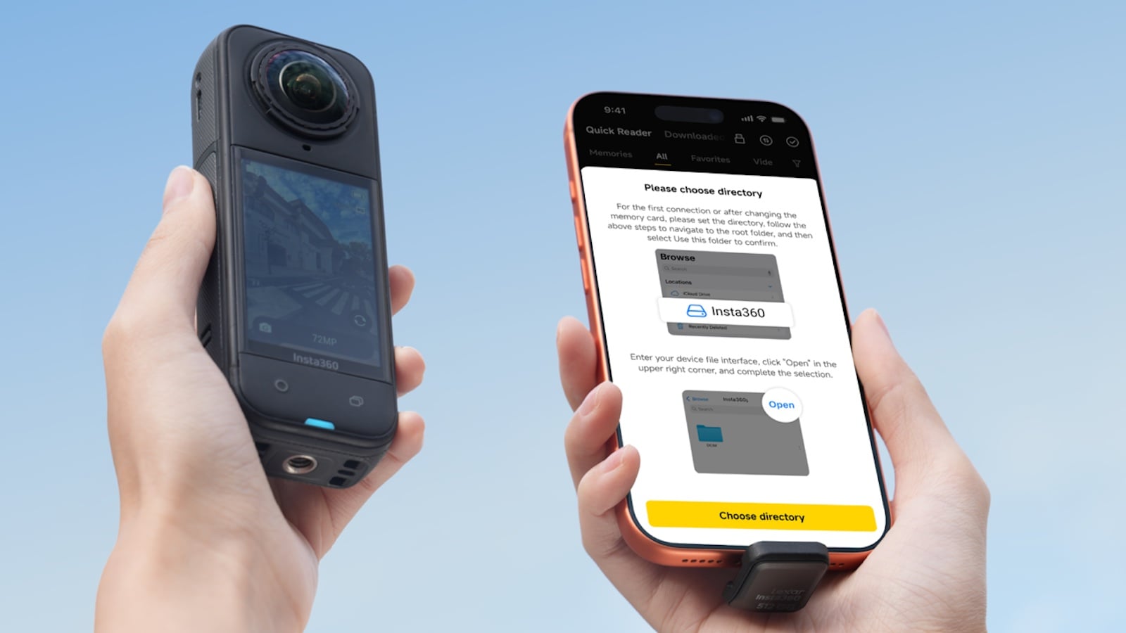 Insta360 Quick Reader