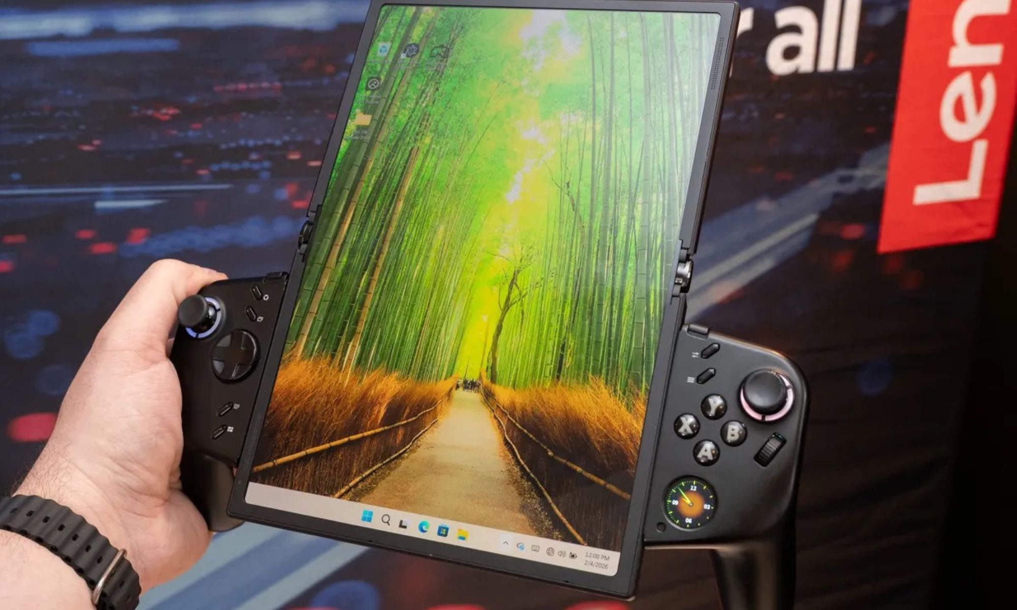 Legion Go Fold Concept shifts from gaming handheld to laptop