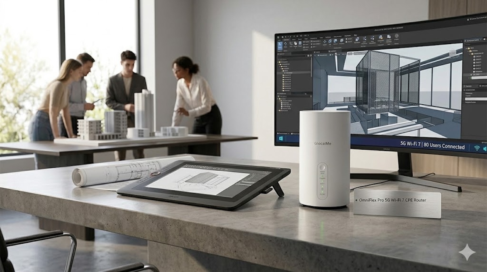 OmniFlex Pro 5G Wi-Fi 7 CPE Router