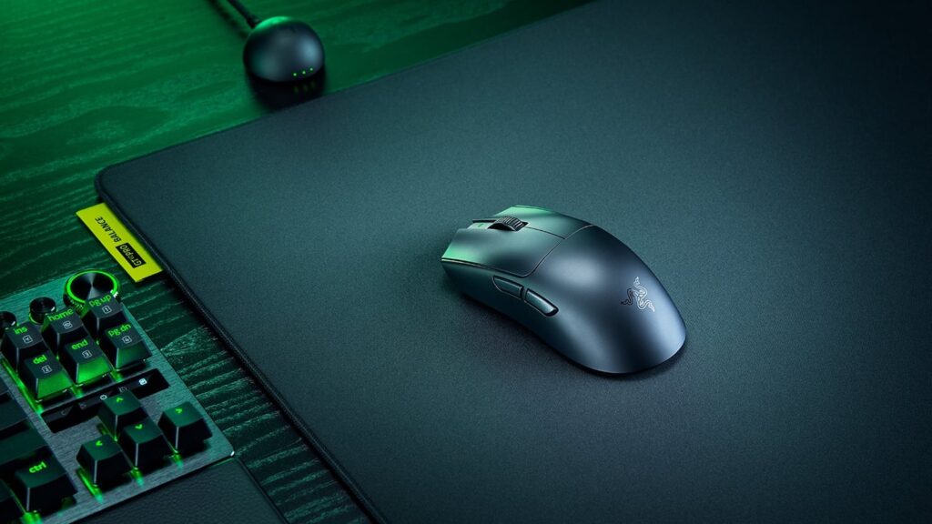 Razer Viper V4 Pro Ecosystem on a desk