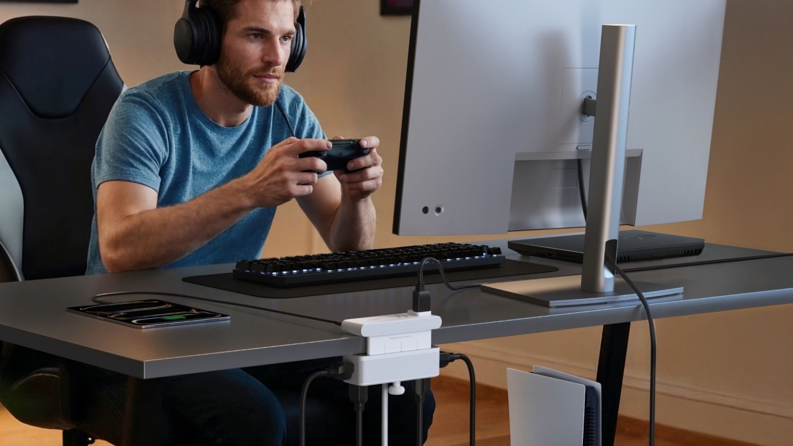 Anker Nano Power Strip (10-in-1, 70W, Clamp)