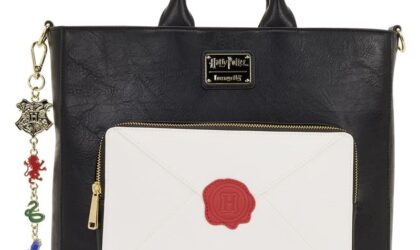 Loungefly Harry Potter Hogwarts Letter Convertible Backpack & Tote Crossbody Bag