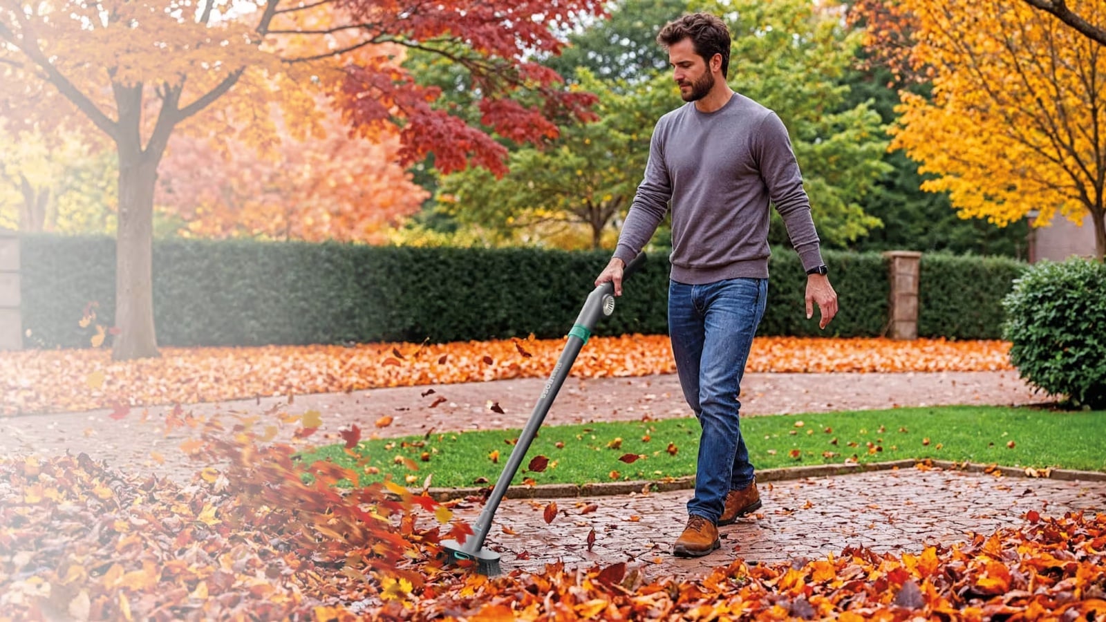 Shark BlastBoss blasts away debris in seconds!