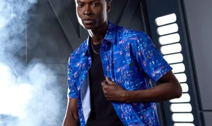 Star Wars Character Toss Button Down Shirt for Men by RSVLTS