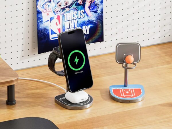 KUXIU 3-Point Power Creative 3-in-1 MagSafe Charging Stand