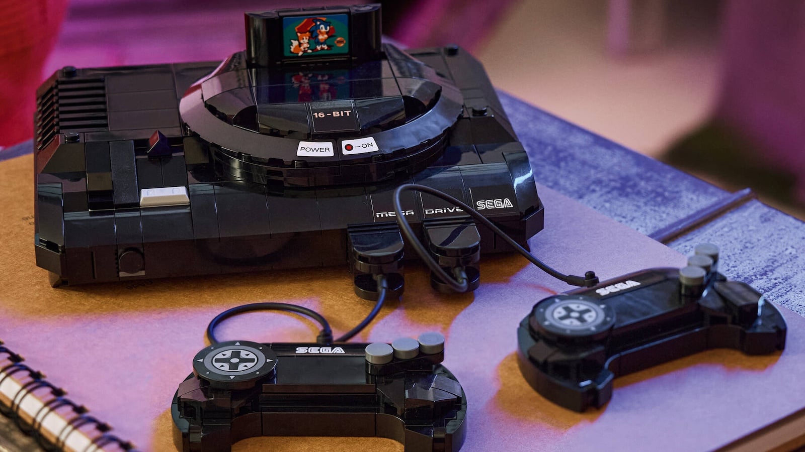 LEGO SEGA Genesis Console recreates the retro gaming station