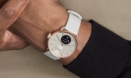 Withings Scanwatch 2 with a silicone band