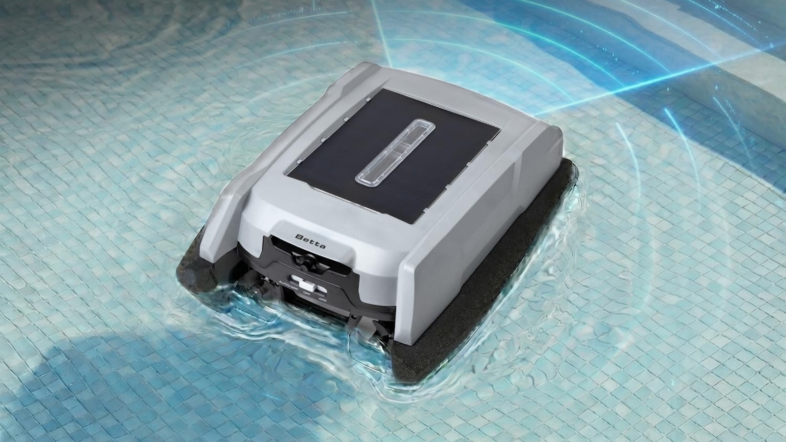 Solar-Powered Robotic Pool Skimmer with Smart Control