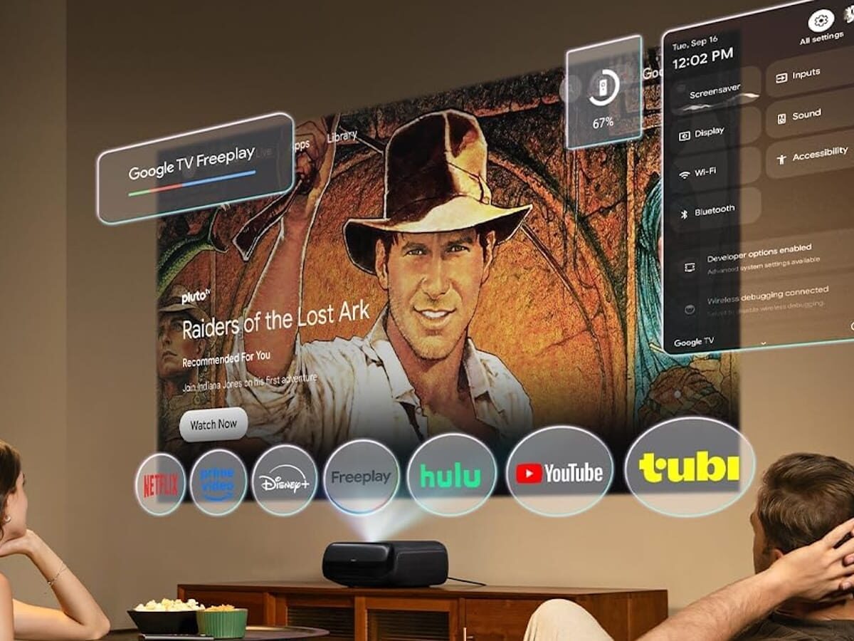 JMGO O2S Ultra UHD 4K Ultra Short Throw Projector