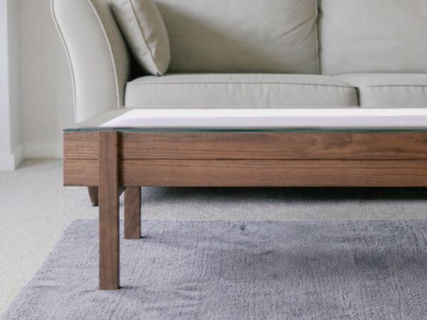 SANDSARA Rectangular Kinetic Sand Art Coffee Table
