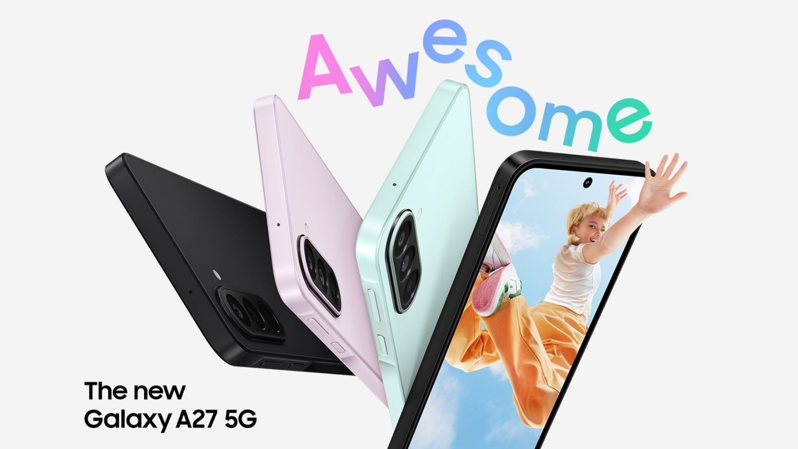 Samsung Galaxy A27 5G features a 6.7-inch AMOLED display!