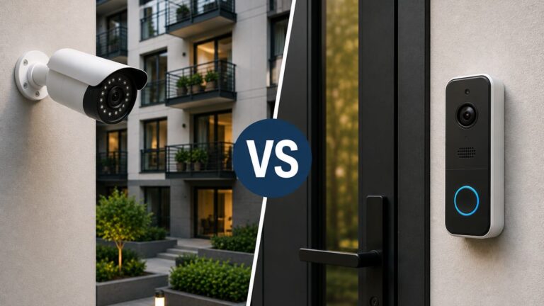 Is a video doorbell or an indoor security camera better for an apartment? I have a clear answer