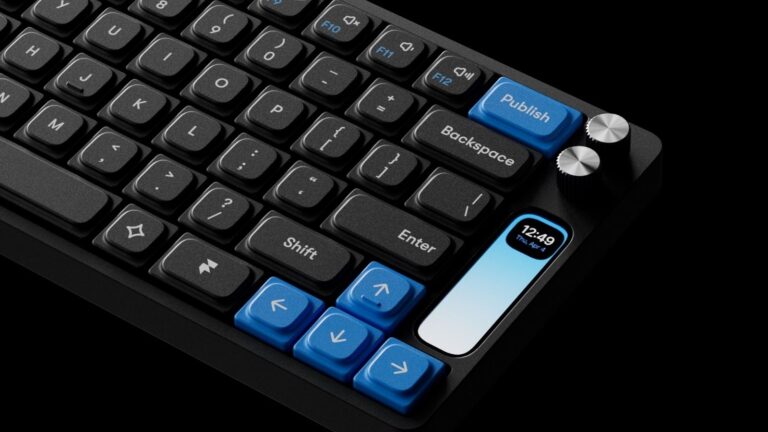 Work Louder x Framer F1 features an aluminum body!