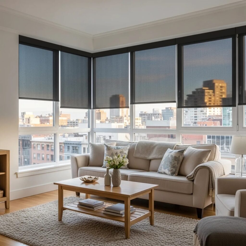 Keep the view, ditch the heat: Bringnox solar shades are the ultimate living room upgrade