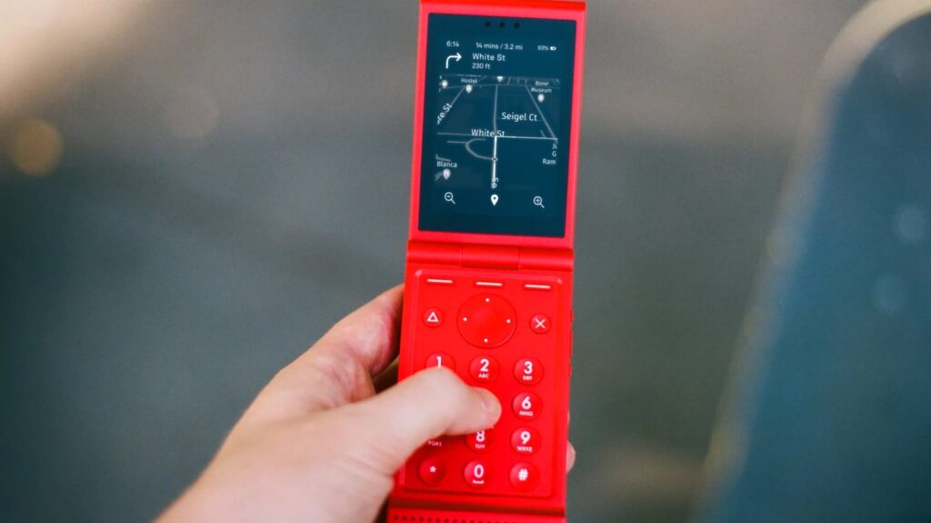 Light Flip Phone 