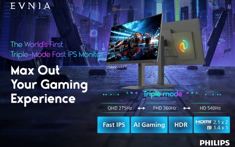 Philips Evnia M4 gaming lineup