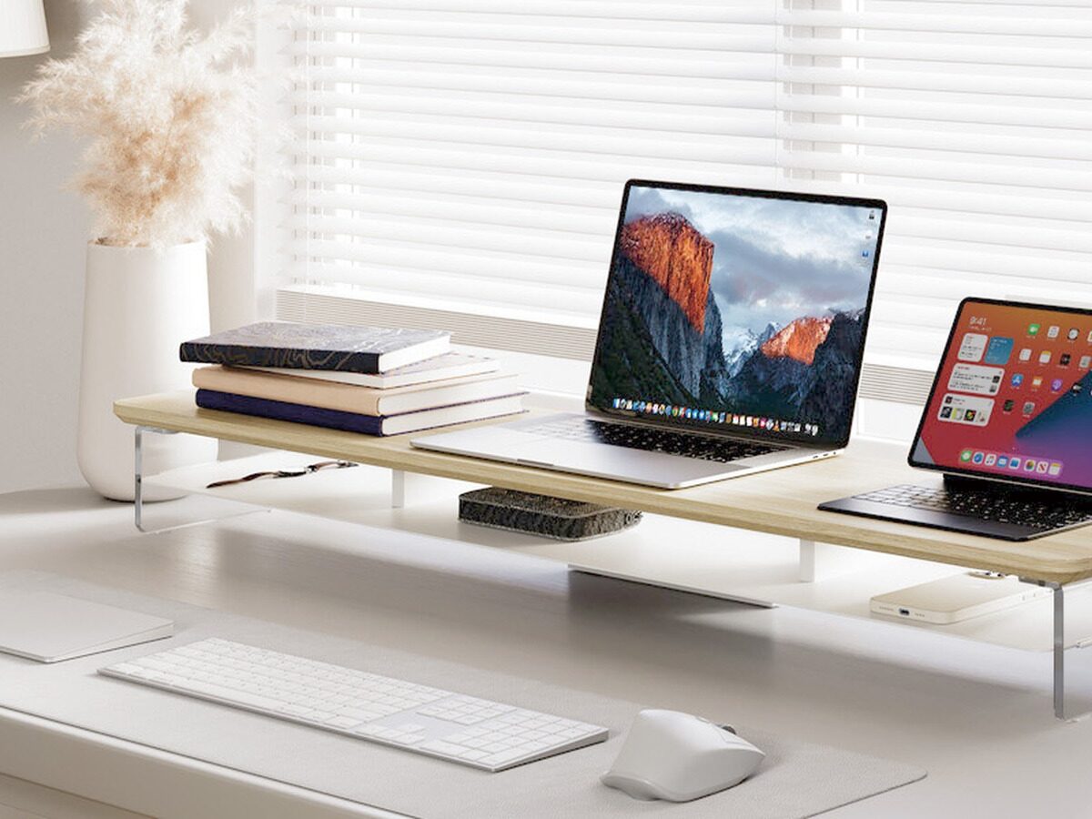 Fenge Acrylic Dual Monitor Stand Riser