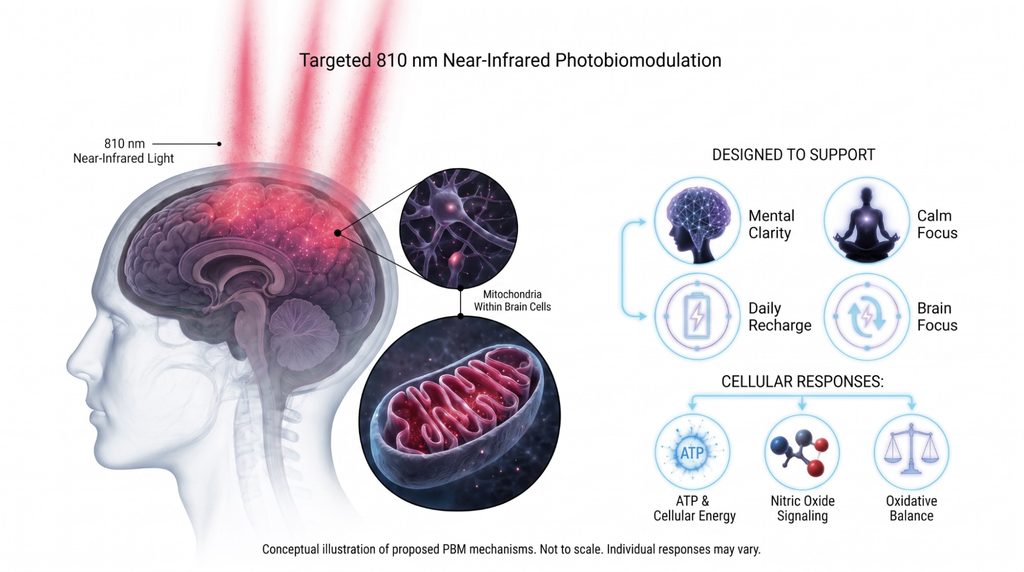 Brainlume: A head-worn 810nm near-infrared light wellness device for wind-down and daily recharge