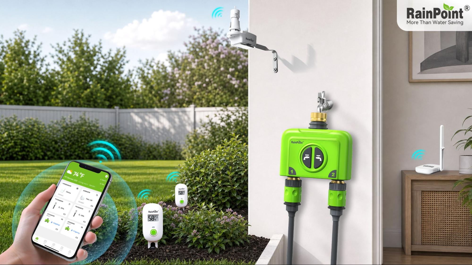 RainPoint’s connected watering system puts a gateway, two zones, and a soil sensor in one box — Gadget Flow RainPoint’s connected watering system puts a gateway, two zones, and a soil sensor in one box — Gadget Flow