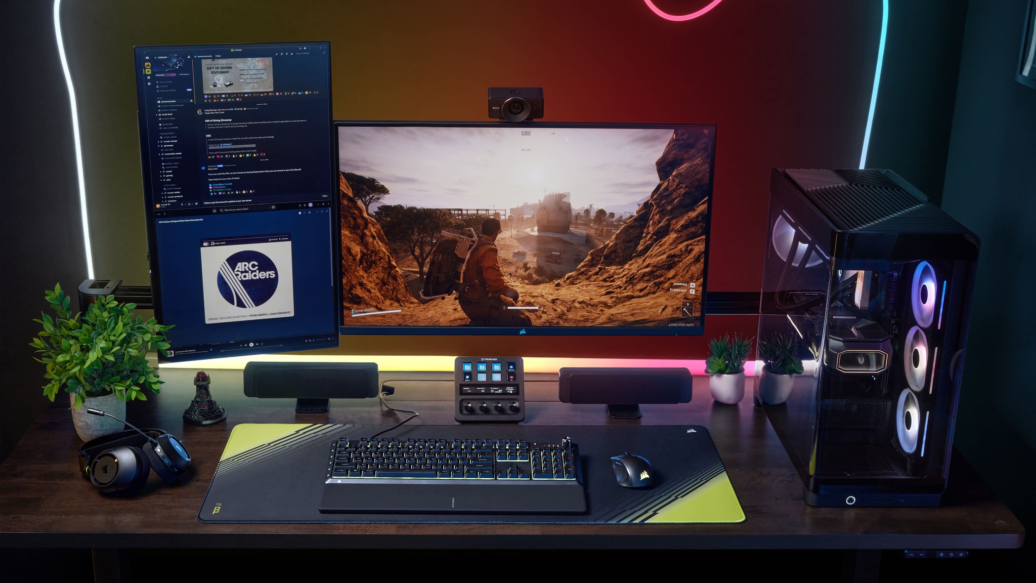 CORSAIR SKIFF 100 PLUS Gaming Keyboard