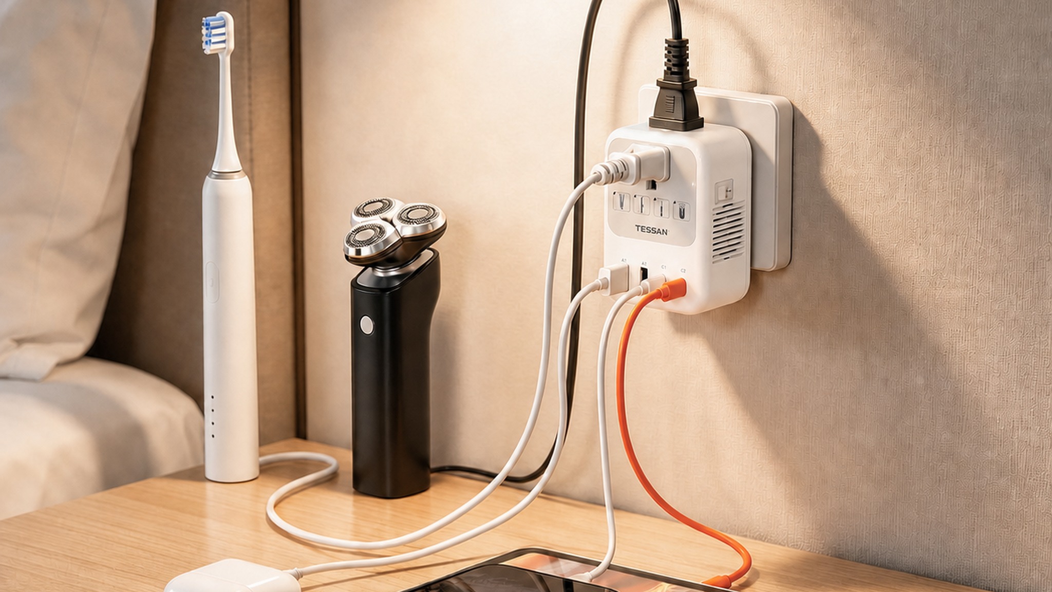 TESSAN 250W Voltage Converter with Universal Travel Adapter TC03