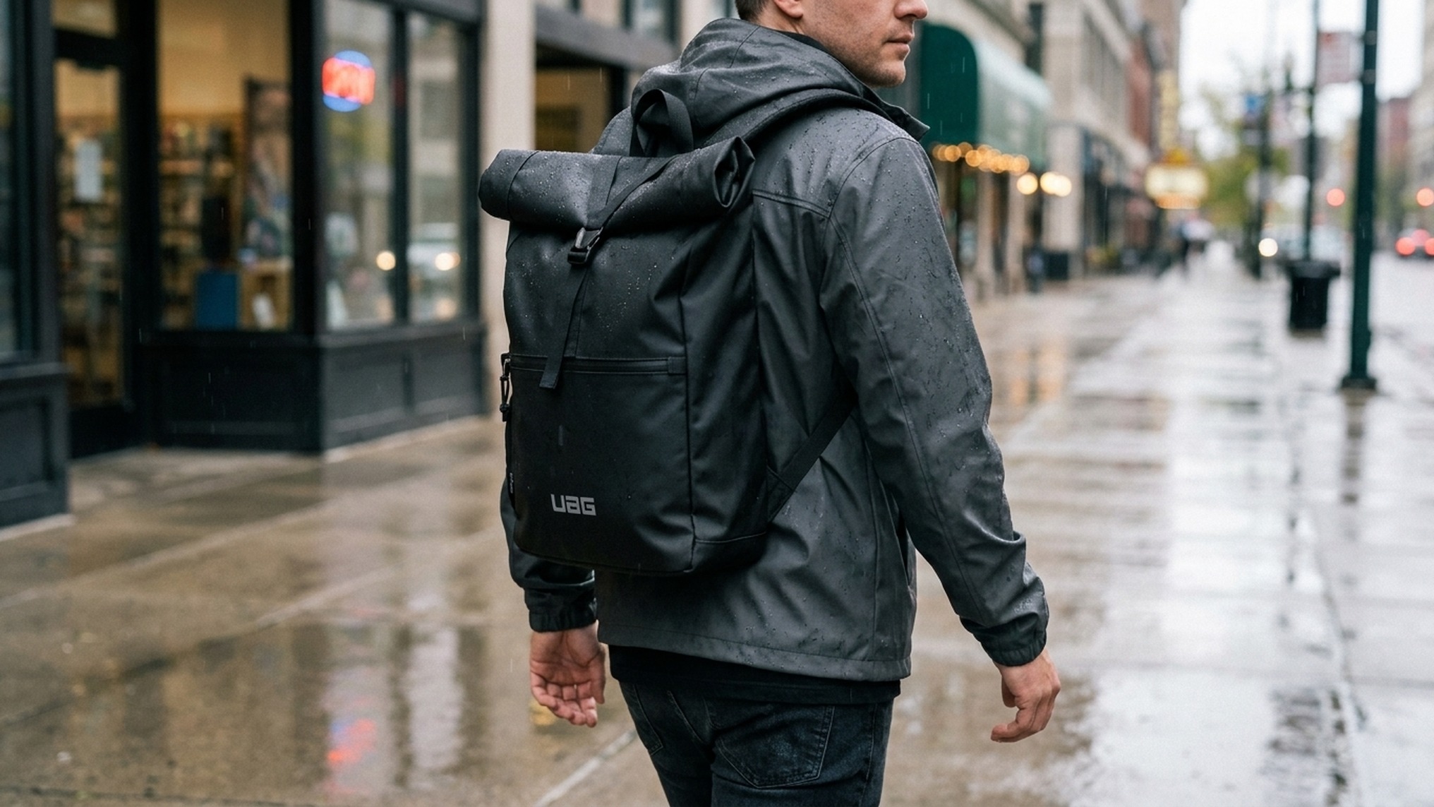 UAG 18L Rolltop Backpack with DRYOUT
