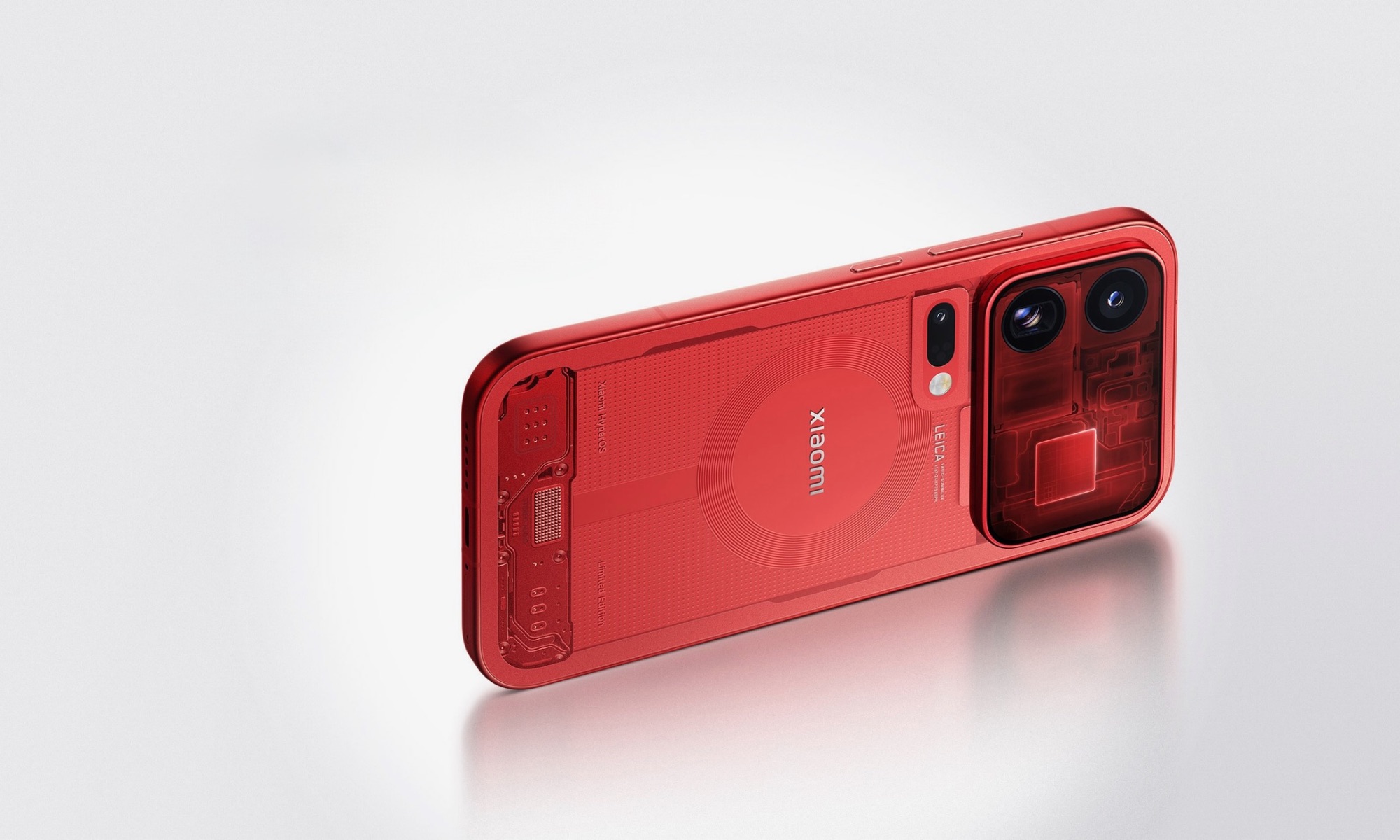 Xiaomi 18 Pro Red Transparent Exploration Edition