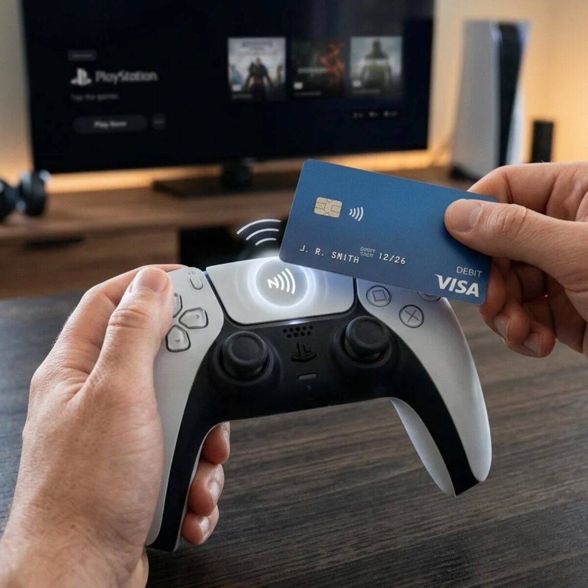 Sony patent could let you tap a phone or credit card on your PlayStation controller to buy games