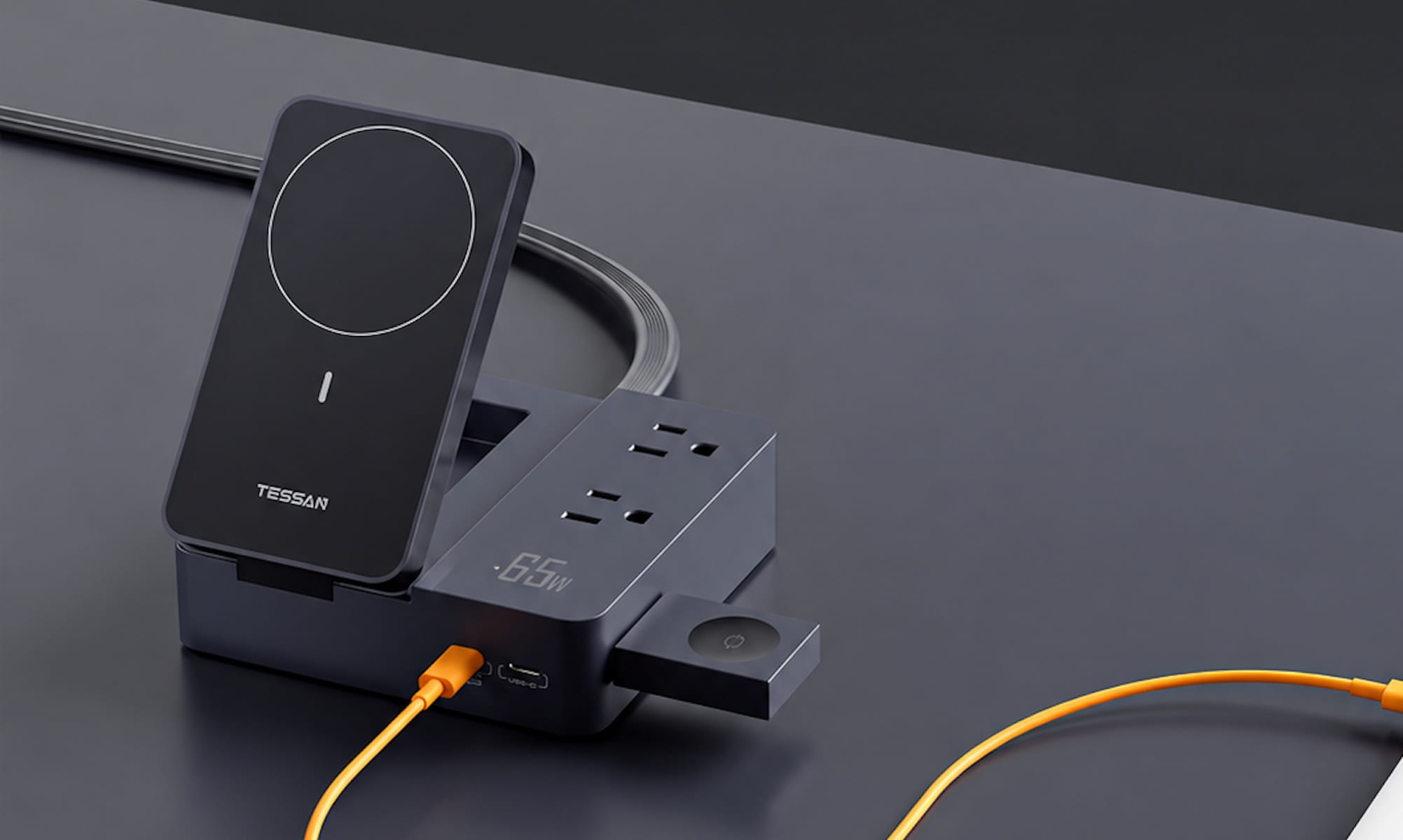 TESSAN Magic 65W Charging Station Review: Could this finally tame my cable mess?