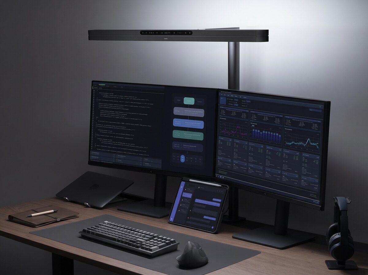 BenQ ScreenBar Max Dual-Monitor Desk Lamp